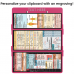 WhiteCoat Clipboard® Trifold - Pink Flight Medic Edition